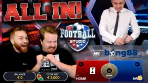 Có nhiều cửa cược trong Football Studio