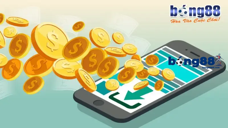 Rút tiền Bong88 qua ngân hàng cực dễ